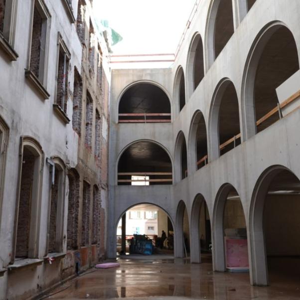 Blick ins zukünftige Foyer